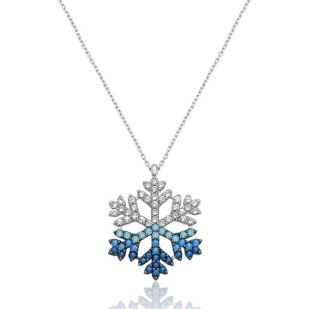 snowflake pandea necklace