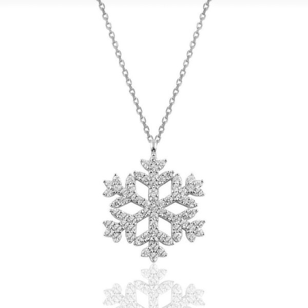 snowflake necklace