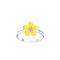 Flower-ring-silver