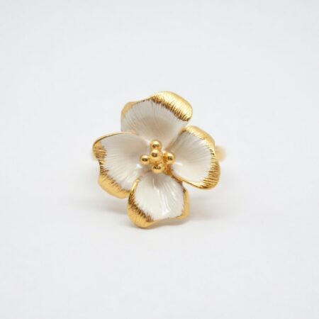 Minimalist Flower Handmade Ring